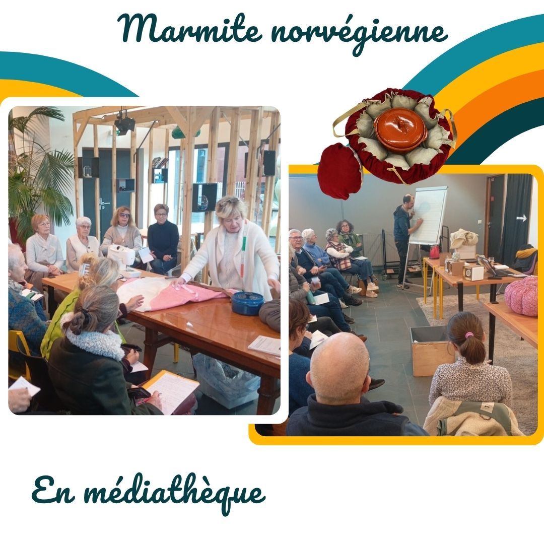 Atelier marmite norvégienne en médiathèque