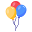 Icône de ballons de fête